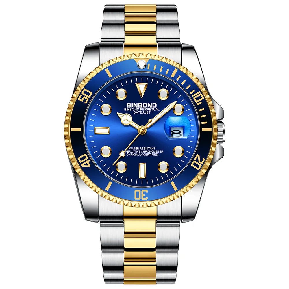 Luxury Quartz Watches for Men Top Quality Luminous Waterproof Auto Date Men'S Watch Business Sport Fashion Casual Reloj
