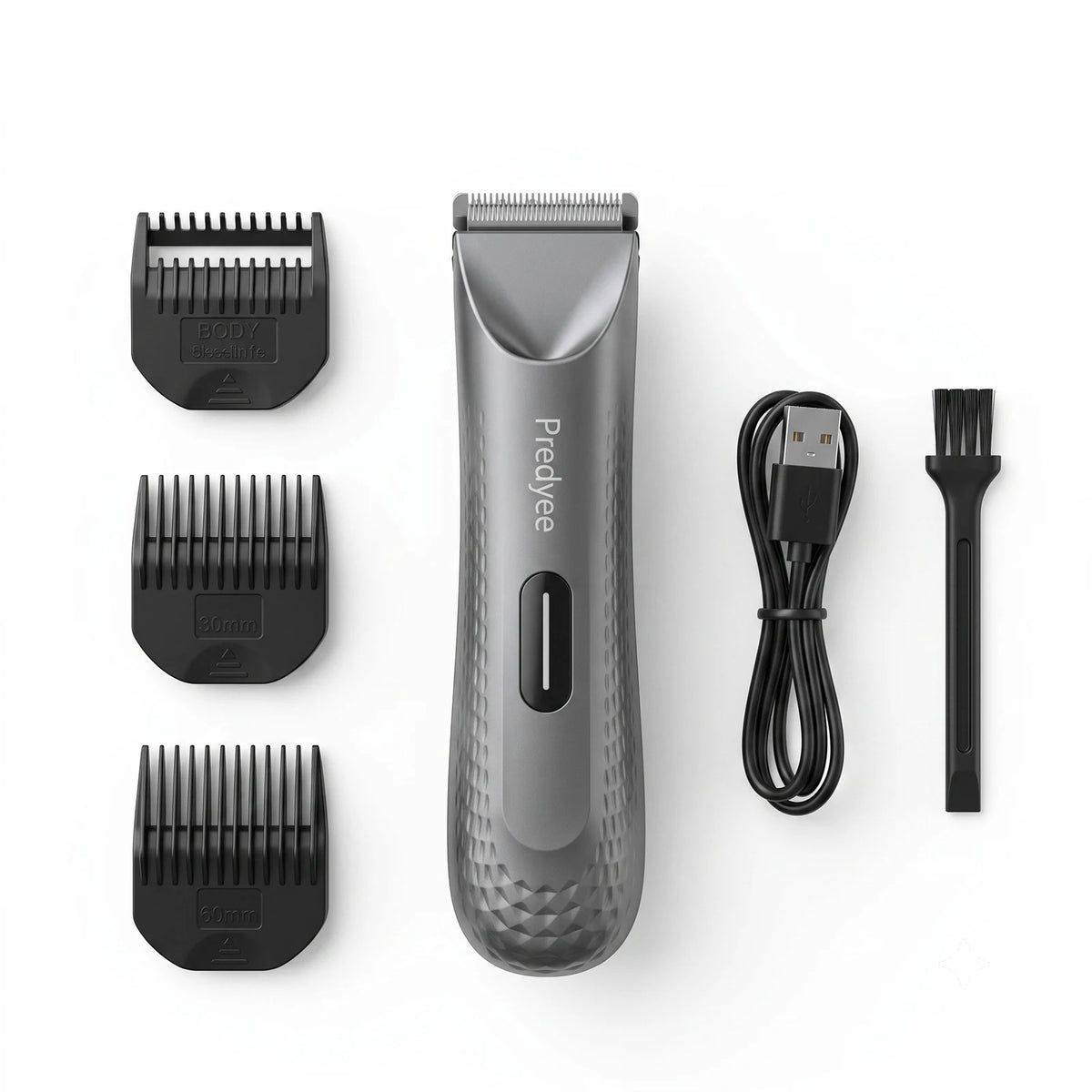 Electric Groin Hair Trimmer for Men,Body Groomer & Pubic Waterproof Hair Trimmer,Replaceable Ceramic Blade