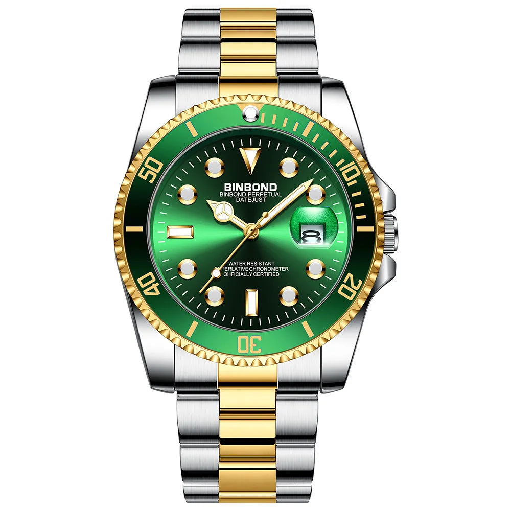 Luxury Quartz Watches for Men Top Quality Luminous Waterproof Auto Date Men'S Watch Business Sport Fashion Casual Reloj