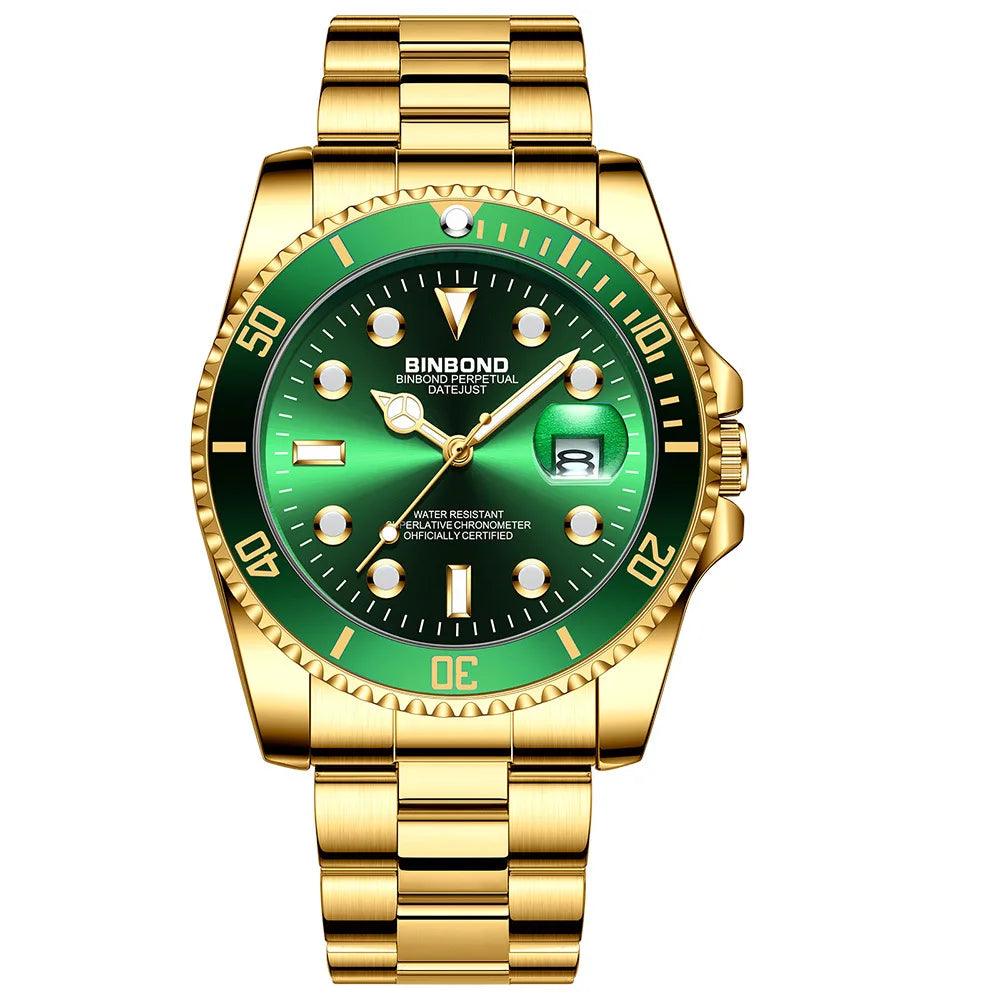 Luxury Quartz Watches for Men Top Quality Luminous Waterproof Auto Date Men'S Watch Business Sport Fashion Casual Reloj