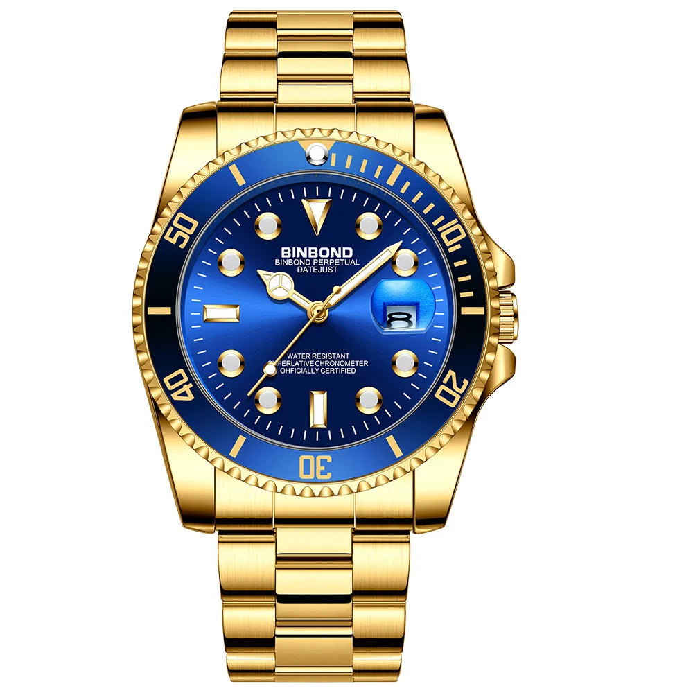 Luxury Quartz Watches for Men Top Quality Luminous Waterproof Auto Date Men'S Watch Business Sport Fashion Casual Reloj