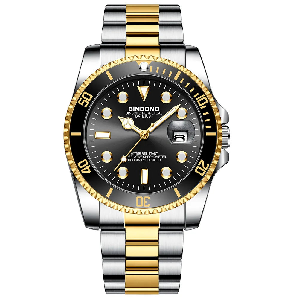 Luxury Quartz Watches for Men Top Quality Luminous Waterproof Auto Date Men'S Watch Business Sport Fashion Casual Reloj